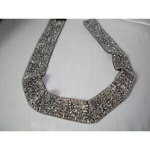 Brown beaded formal wear belt sash, wedding belt  prom dress sash dress belt